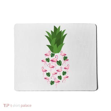 Flamingo Pineapple Cute Fun Summer Mousepad