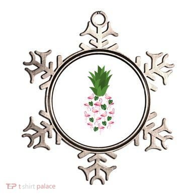 Flamingo Pineapple Cute Fun Summer Ornament