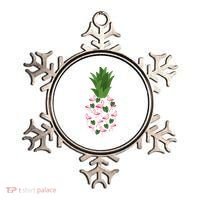 Flamingo Pineapple Cute Fun Summer Ornament thumb 0