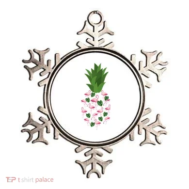 Flamingo Pineapple Cute Fun Summer Ornament
