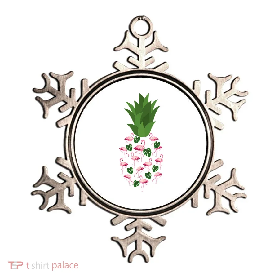 Flamingo Pineapple Cute Fun Summer Ornament