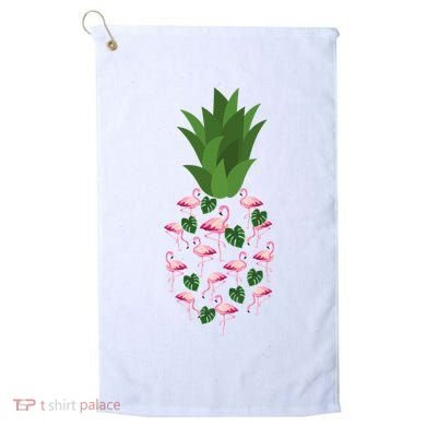 Flamingo Pineapple Cute Fun Summer Golf Towel