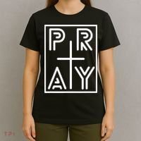 Funny Pray Christian Cross Religious Faith Jesus Lover T-Shirt thumb 4