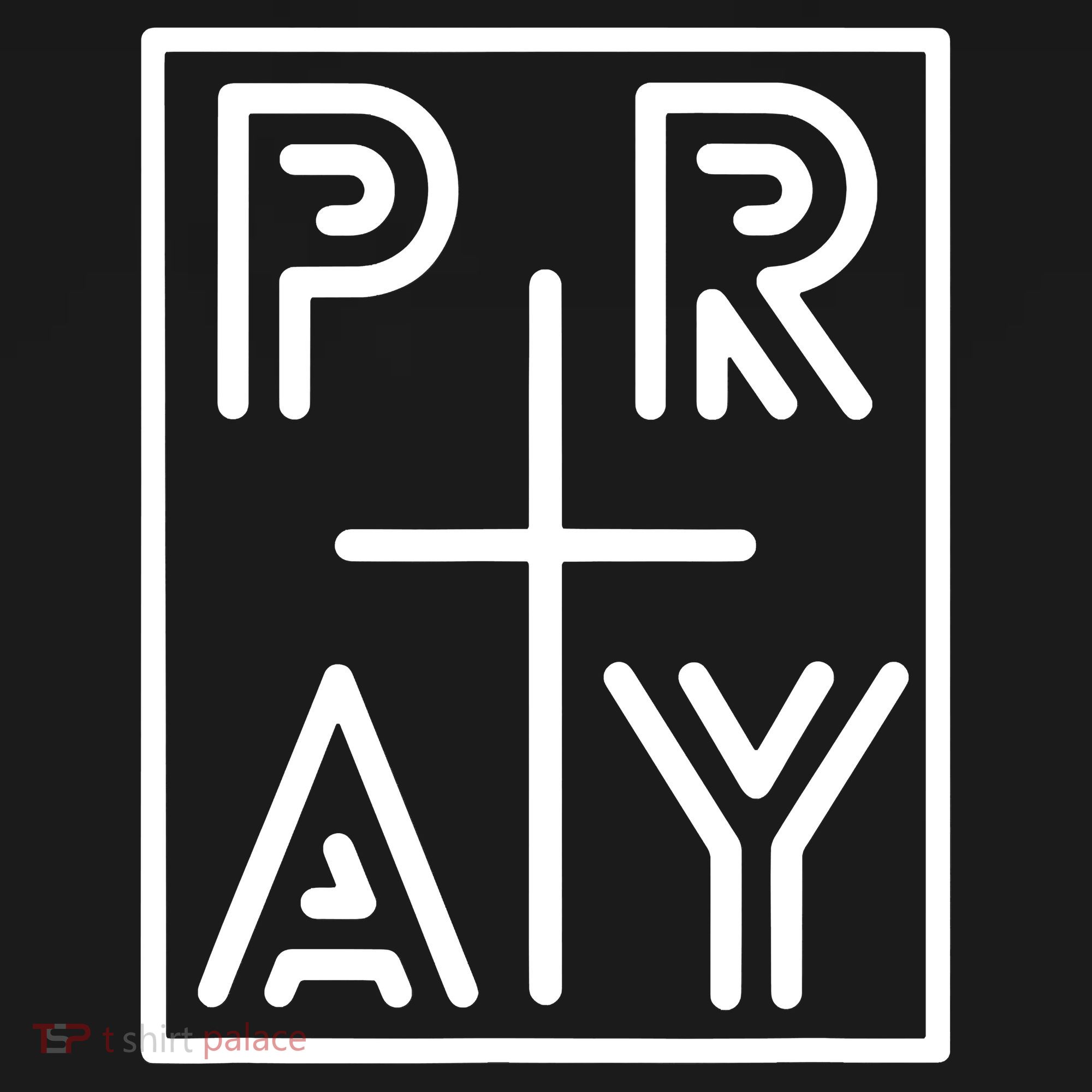 Funny Pray Christian Cross Religious Faith Jesus Lover T-Shirt