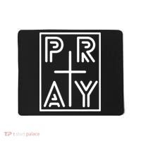 Funny Pray Christian Cross Religious Faith Jesus Lover Mousepad thumb 0
