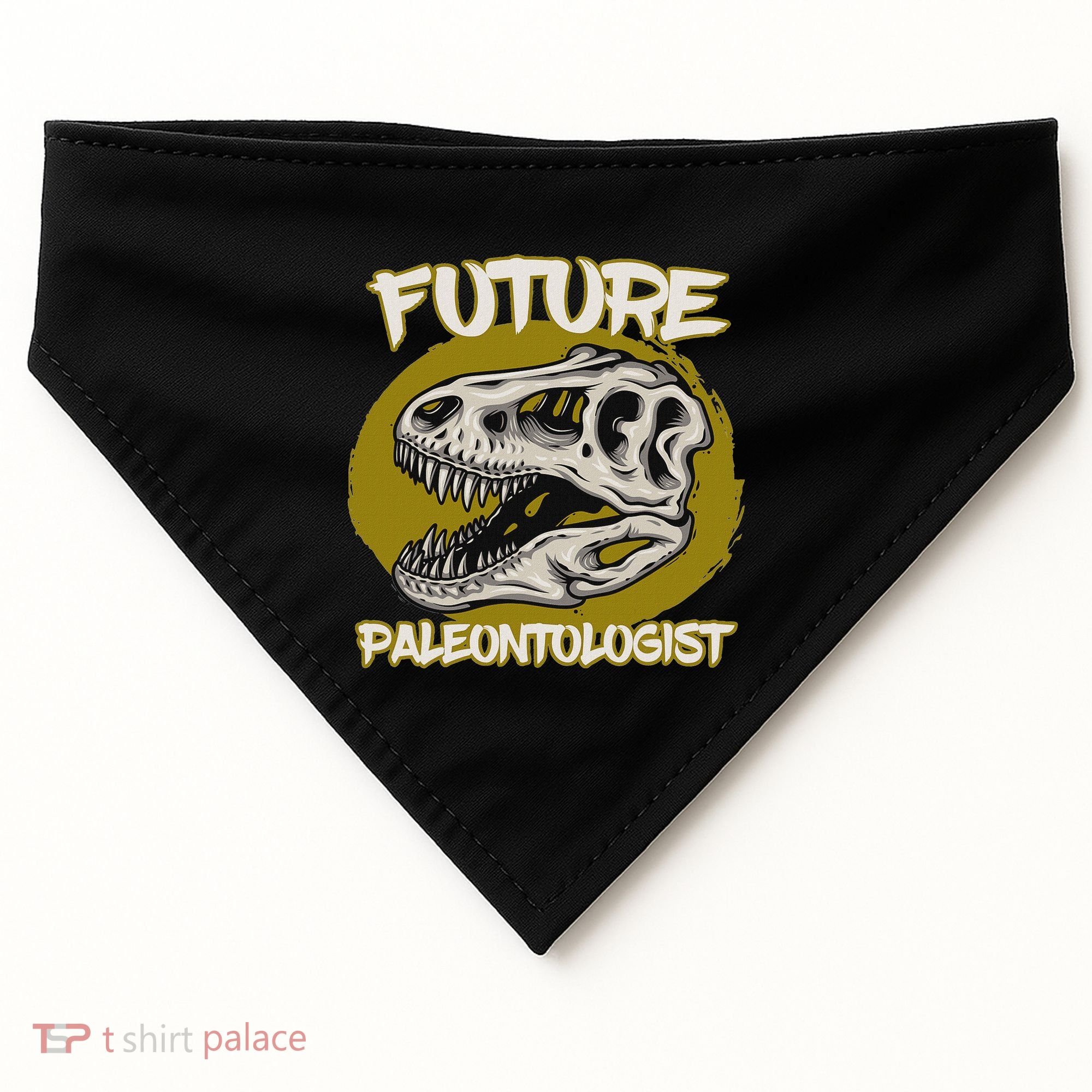 Future Paleontologist Cute Gifts For Dino Explorer USA-Made Doggie Bandana