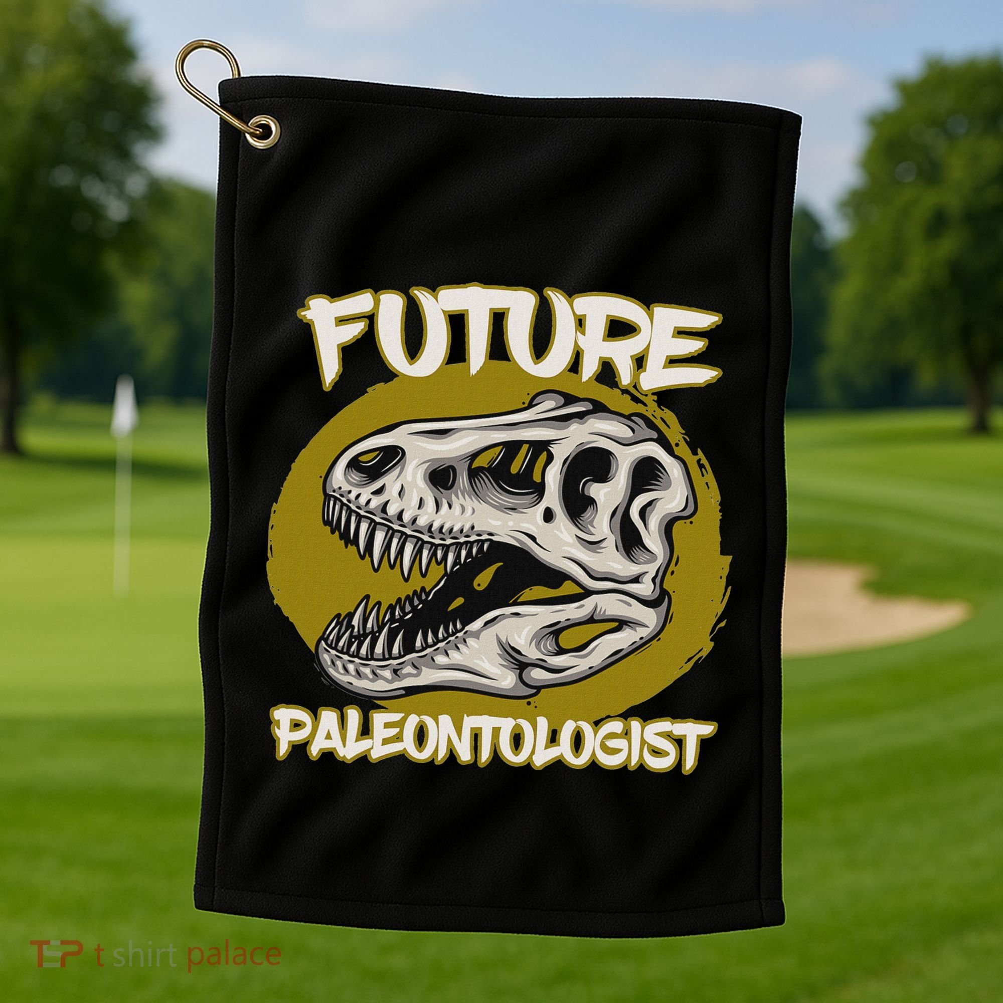 Future Paleontologist Cute Gifts For Dino Explorer Golf Towel