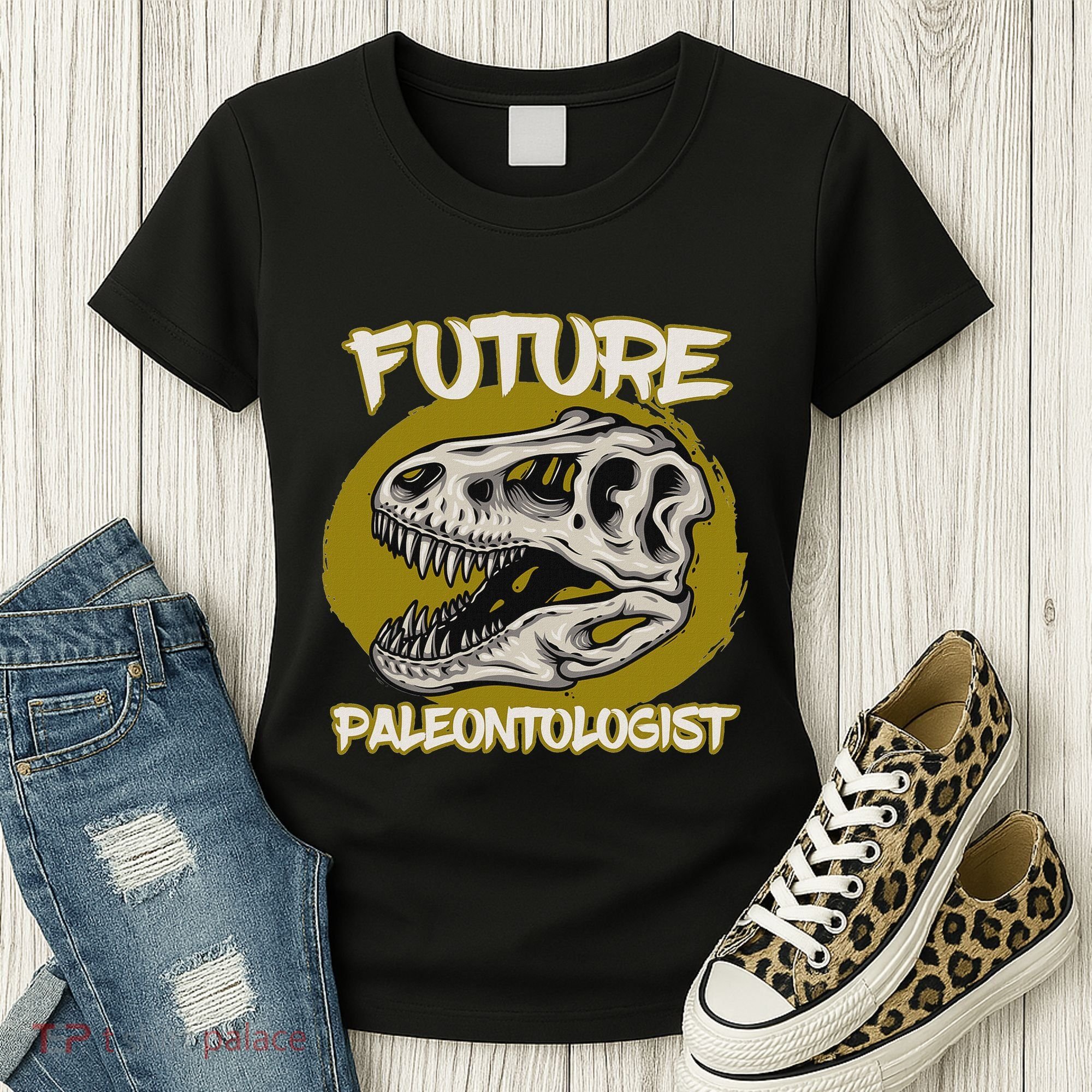 Future Paleontologist Cute Gifts For Dino Explorer Women's T-Shirt