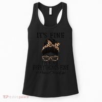 Funny Peims Clerk It's Fine, I'm Fine And Everything's Fine Women's Tank Top thumb 0