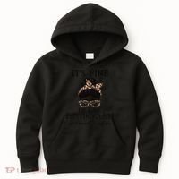 Funny Peims Clerk It's Fine, I'm Fine And Everything's Fine Kids Hoodie thumb 0