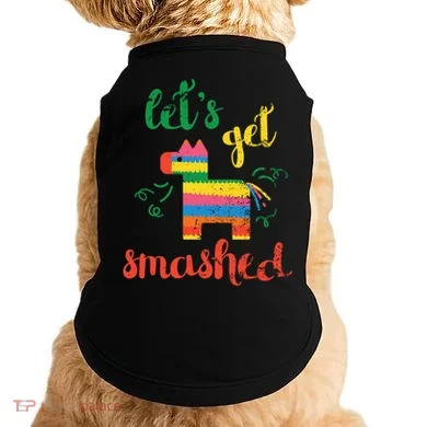 Funny PiñAta Cinco De Mayo LetS Get Smashed Cool Gift Doggie Tank