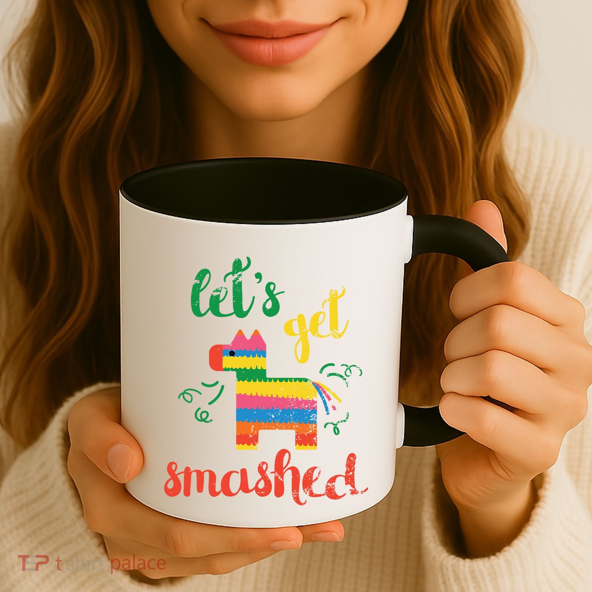 Funny PiñAta Cinco De Mayo LetS Get Smashed Cool Gift Coffee Mug