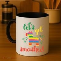Funny PiñAta Cinco De Mayo LetS Get Smashed Cool Gift Coffee Mug thumb 4