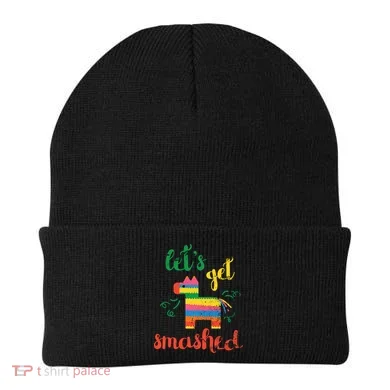 Funny PiñAta Cinco De Mayo LetS Get Smashed Cool Gift Beanie