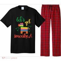 Funny PiñAta Cinco De Mayo LetS Get Smashed Cool Gift Pajama Set thumb 0