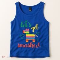 Funny PiñAta Cinco De Mayo LetS Get Smashed Cool Gift Tank Top thumb 2