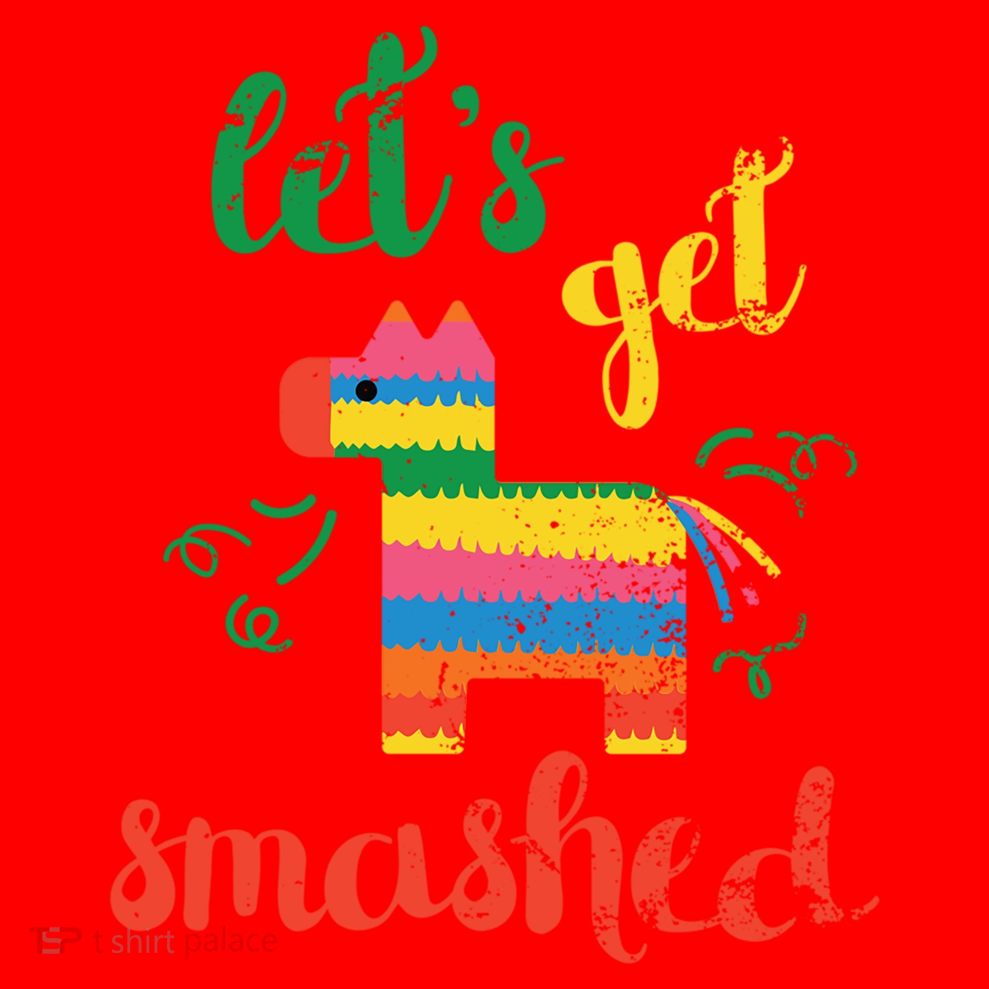 Funny PiñAta Cinco De Mayo LetS Get Smashed Cool Gift Santa Hat