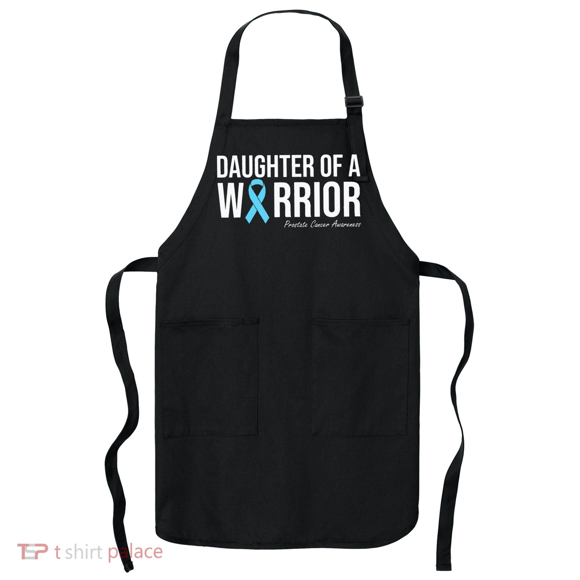 Family Prostate Cancer Awareness Light Blue Daughter Warrior Apron