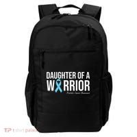 Family Prostate Cancer Awareness Light Blue Daughter Warrior Backpack thumb 0