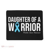 Family Prostate Cancer Awareness Light Blue Daughter Warrior Mousepad thumb 0