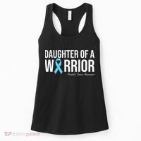 Family Prostate Cancer Awareness Light Blue Daughter Warrior Women's Tank Top thumb 0