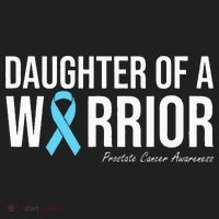 Family Prostate Cancer Awareness Light Blue Daughter Warrior Golf Towel thumb 3