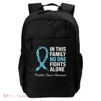 Family Prostate Cancer Awareness Light Blue Ribbon Survivor Backpack thumb 0