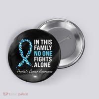 Family Prostate Cancer Awareness Light Blue Ribbon Survivor Button thumb 0