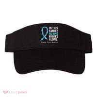 Family Prostate Cancer Awareness Light Blue Ribbon Survivor Visor thumb 0