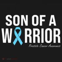 Family Prostate Cancer Awareness Light Blue Son Of A Warrior Kids Sweatshirt thumb 2
