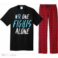 Fight Prostate Cancer Awareness Light Blue Ribbon Survivor Pajama Set thumb 0