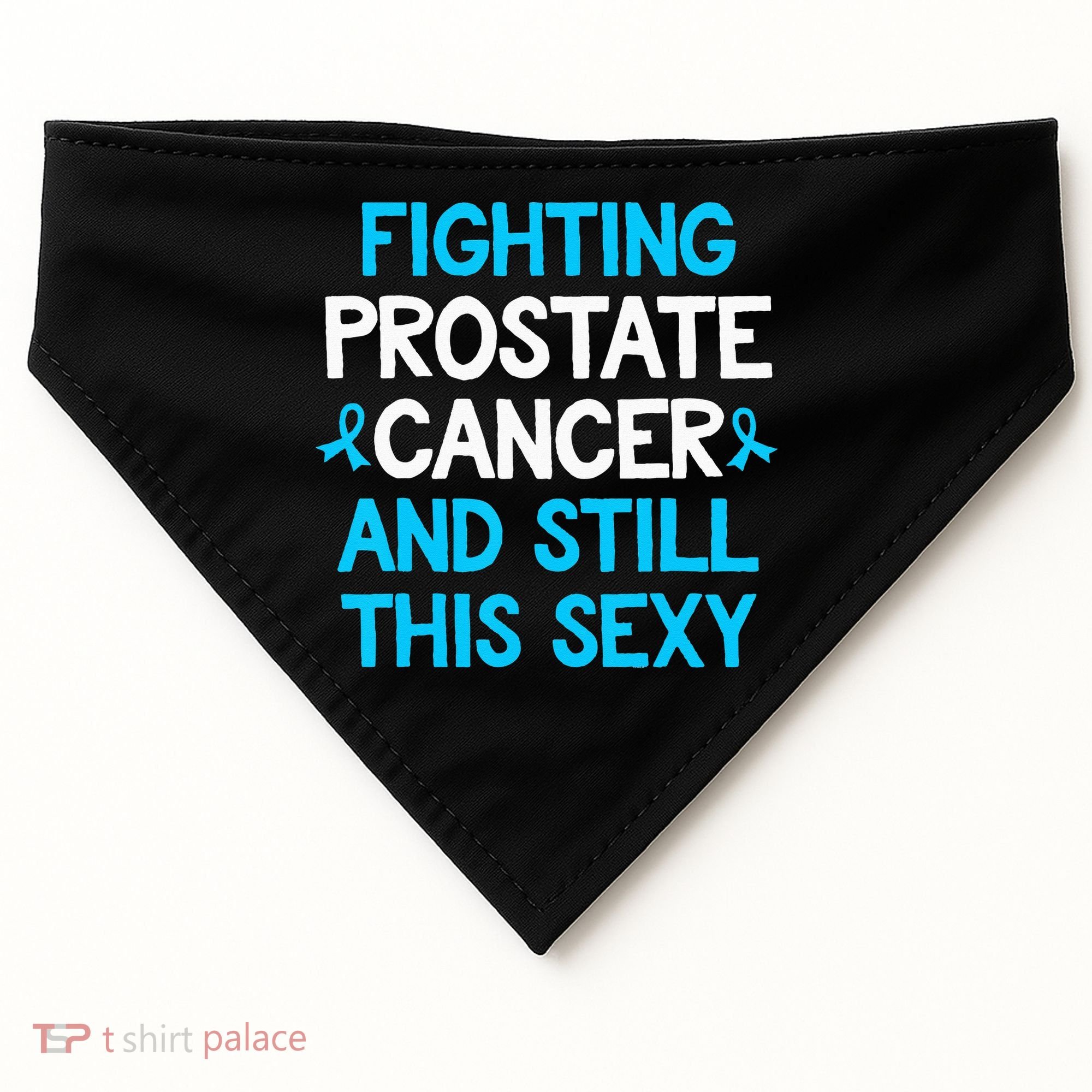 Fighting Prostate Cancer And Still This Sexy Prostate Cancer USA-Made Doggie Bandana