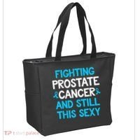 Fighting Prostate Cancer And Still This Sexy Prostate Cancer Tote Bag thumb 2