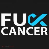 Fuck Prostate Cancer F U FU Blue Ribbon Cancer Awareness T-Shirt thumb 7