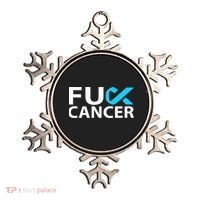 Fuck Prostate Cancer F U FU Blue Ribbon Cancer Awareness Ornament thumb 0