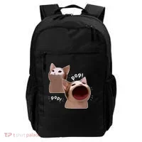 Funny Pop Cat Meme Backpack thumb 0
