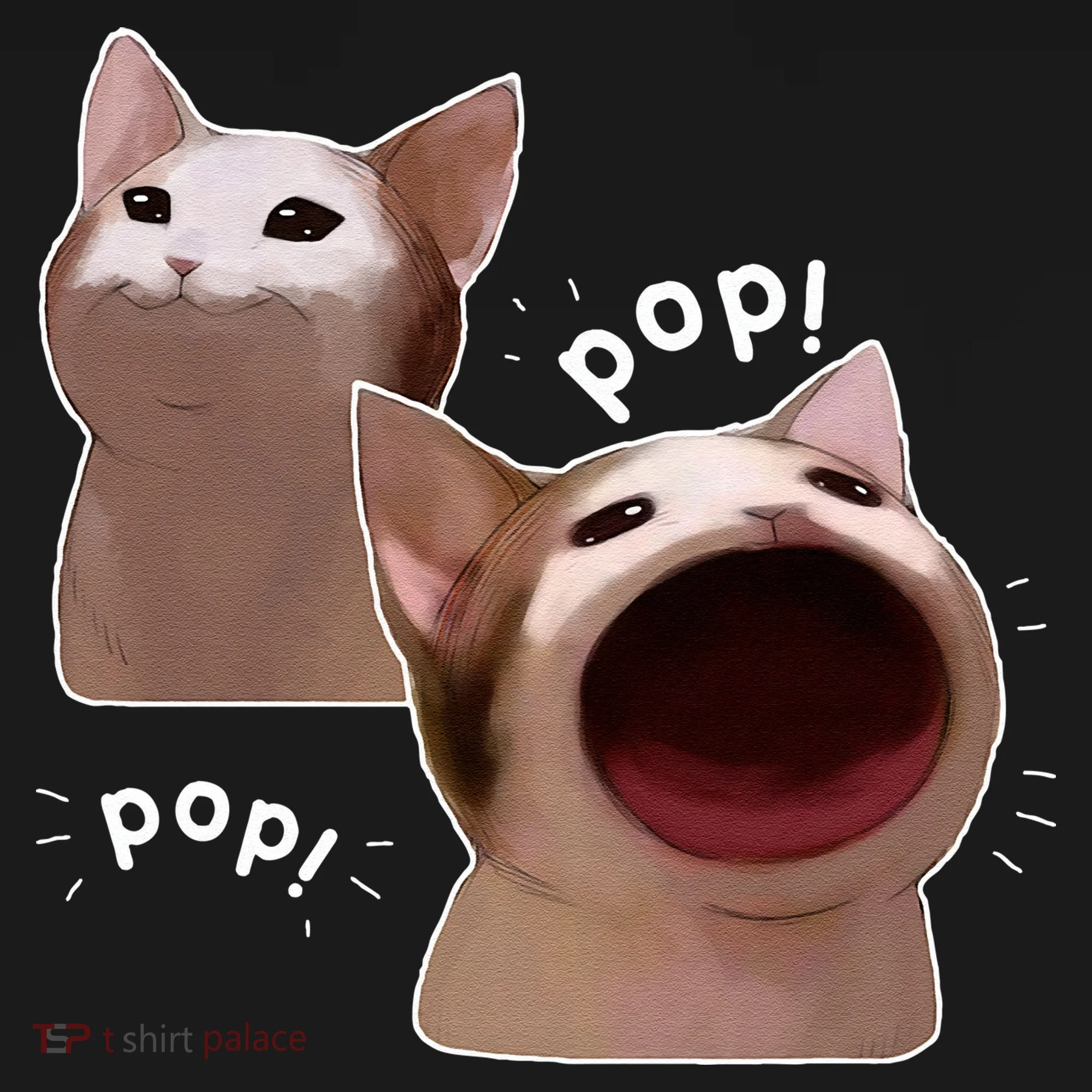 Funny Pop Cat Meme Backpack