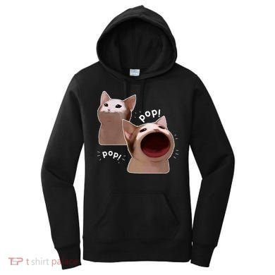 Funny Pop Cat Meme Women's Hoodie