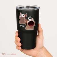 Funny Pop Cat Meme Tumbler thumb 2