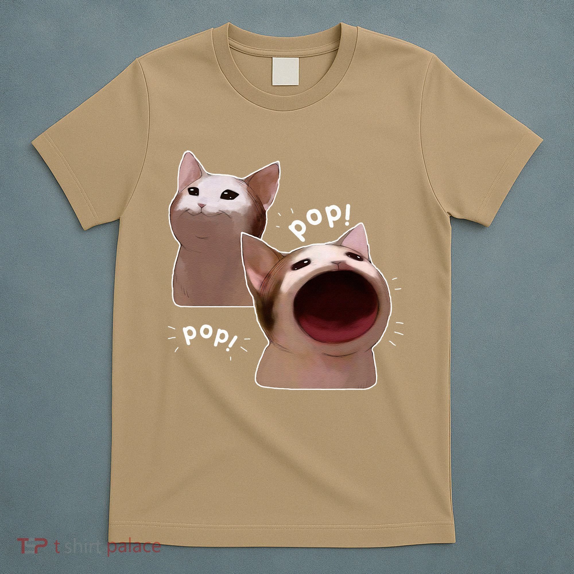 Funny Pop Cat Meme T-Shirt