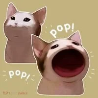 Funny Pop Cat Meme Mousepad thumb 1