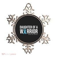 Family Prostate Cancer Awareness Light Blue Daughter Warrior Ornament thumb 0