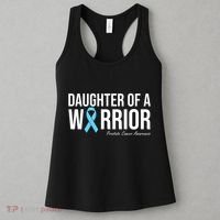 Family Prostate Cancer Awareness Light Blue Daughter Warrior Women's Tank Top thumb 3