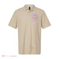 Floral Preppy Coquette Bow Respiratory Therapist Polo thumb 0
