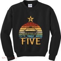 Funny Police Car Birthday 5 Year Old Policeman 5th Birthday Kids Sweatshirt thumb 0