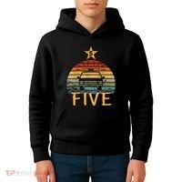 Funny Police Car Birthday 5 Year Old Policeman 5th Birthday Kids Hoodie thumb 4