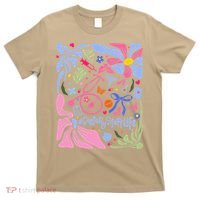 Floral Preppy Coquette Bow Dietary Staff Stethoscope T-Shirt thumb 0