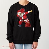 Funny Pickleball Christmas Santa Playing Pickleball Women's Sweatshirt thumb 0