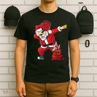Funny Pickleball Christmas Santa Playing Pickleball T-Shirt thumb 6