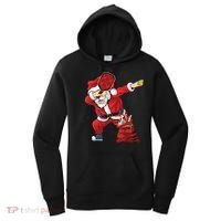Funny Pickleball Christmas Santa Playing Pickleball Women's Hoodie thumb 0